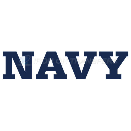 Navy Midshipmen Logo T-shirts Iron On Transfers N5345 - Click Image to Close